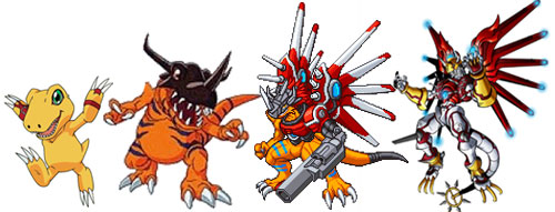Digimon Data Squad Agumon Evolutions Anime Wallpapers.